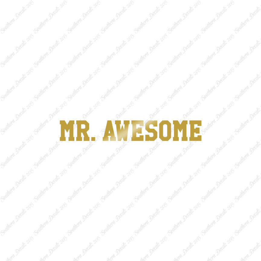 Mr. Awesome