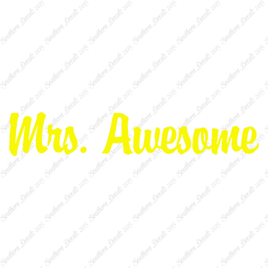Mrs. Awesome