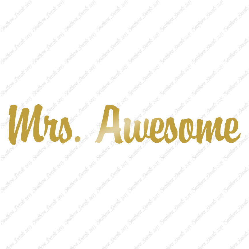 Mrs. Awesome