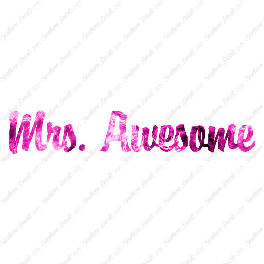 Mrs. Awesome