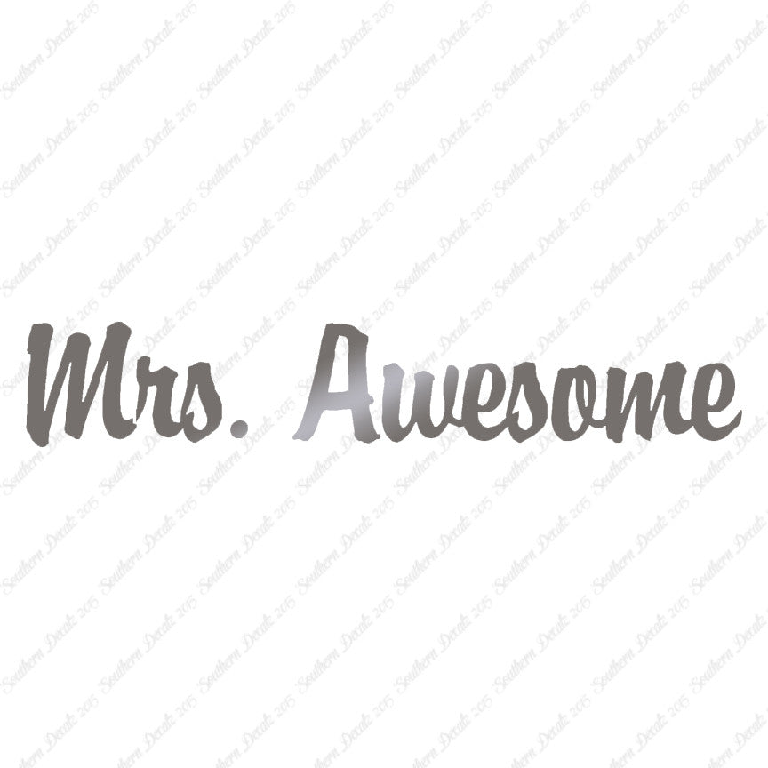 Mrs. Awesome
