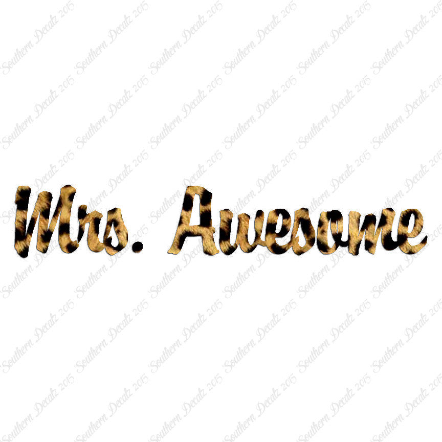 Mrs. Awesome