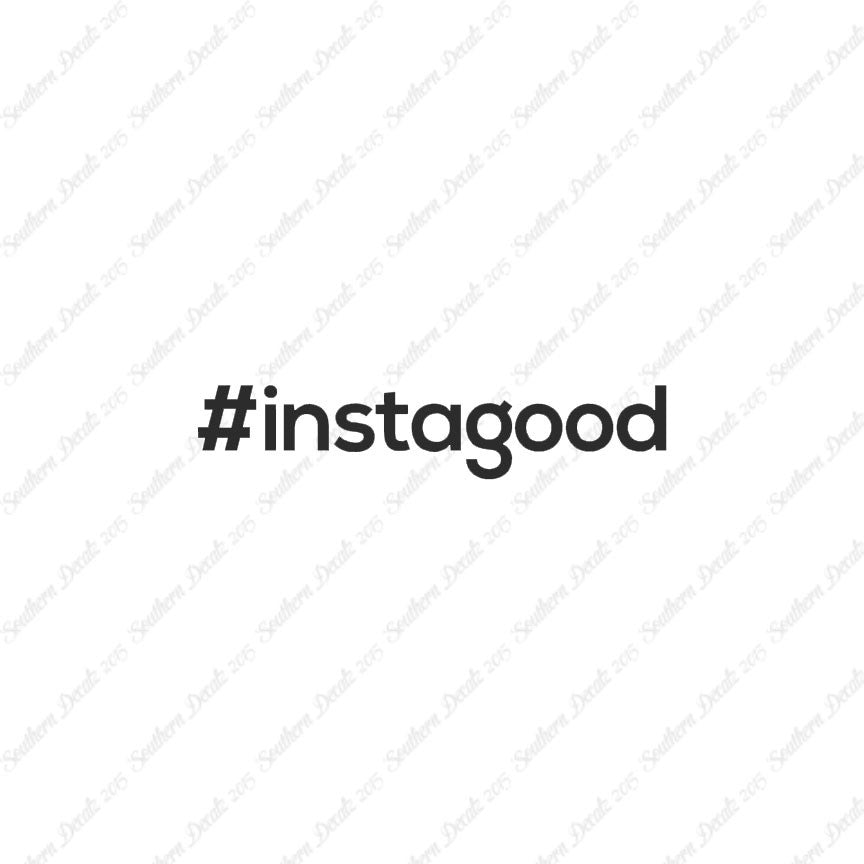 Hashtag Instagood #instagood