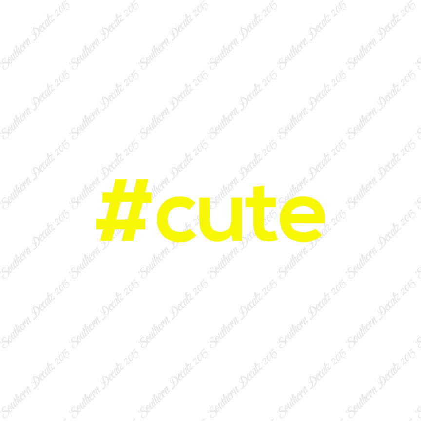 Hashtag Cute #cute
