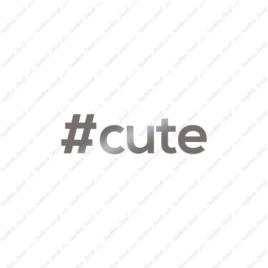 Hashtag Cute #cute