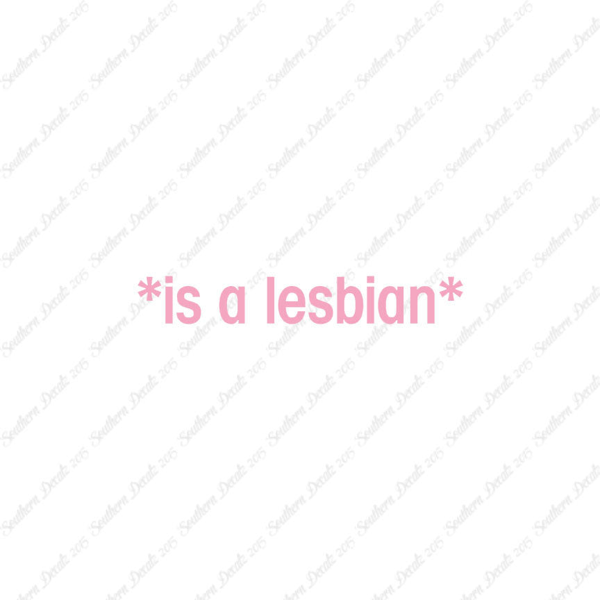 Emote Lesbian *is a lesbian* Stars