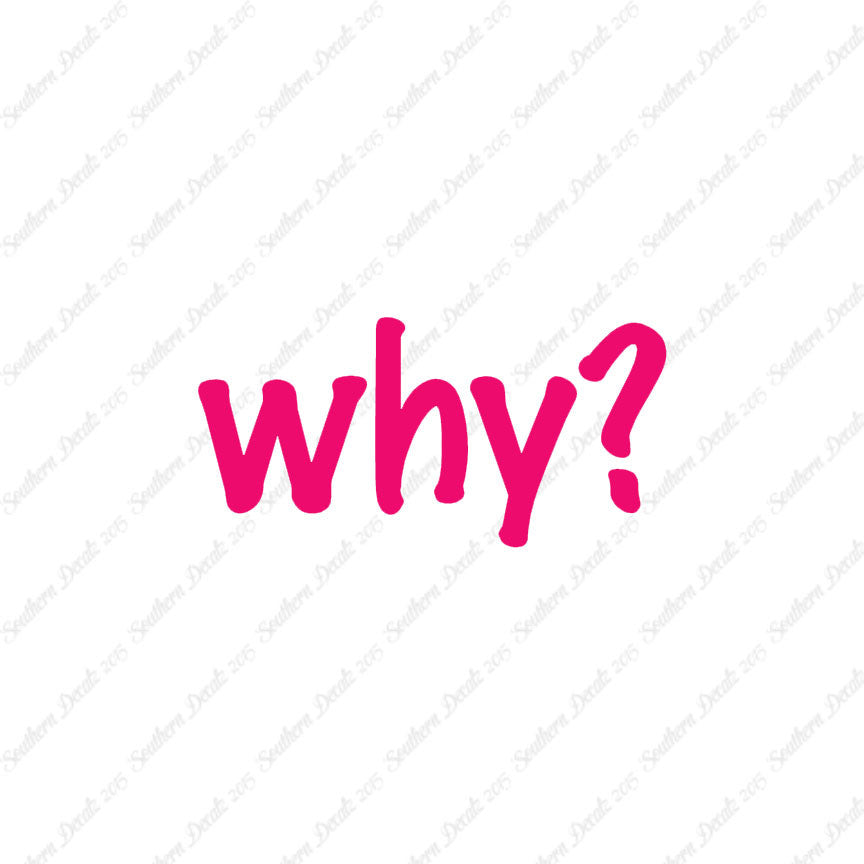 Why ? Text