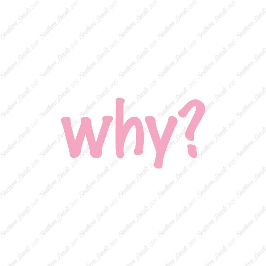 Why ? Text