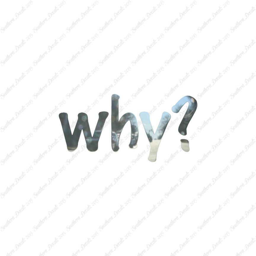 Why ? Text