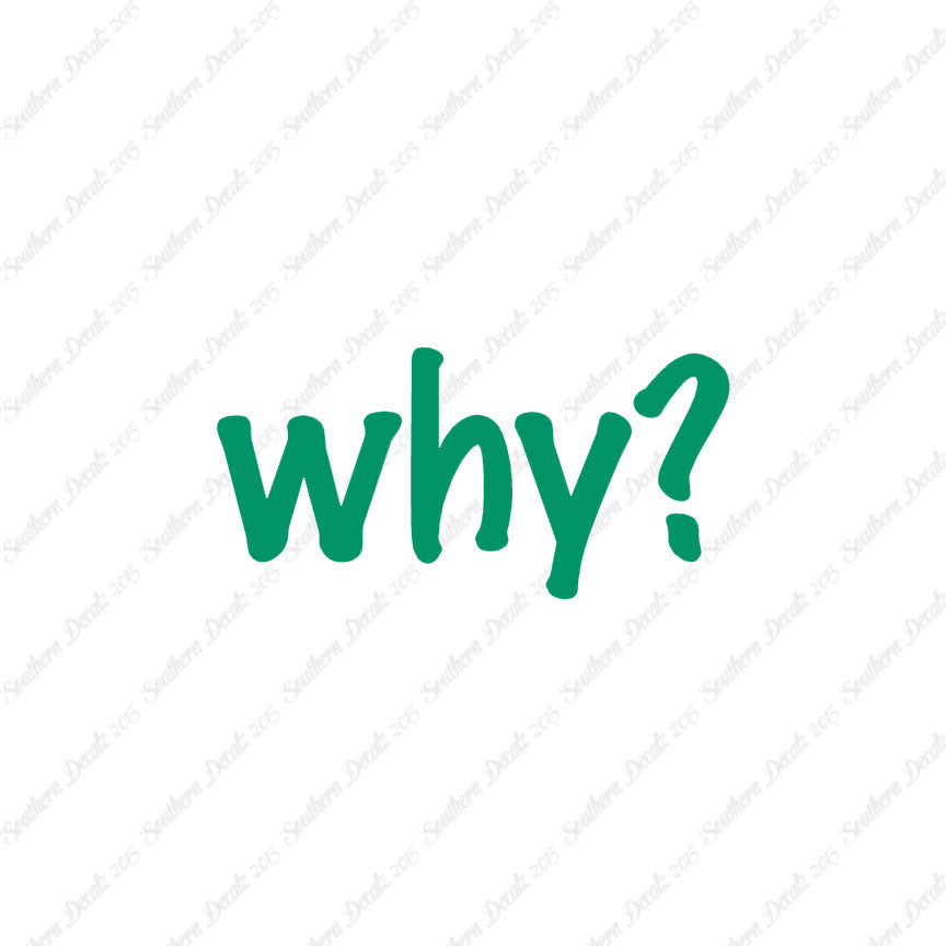 Why ? Text