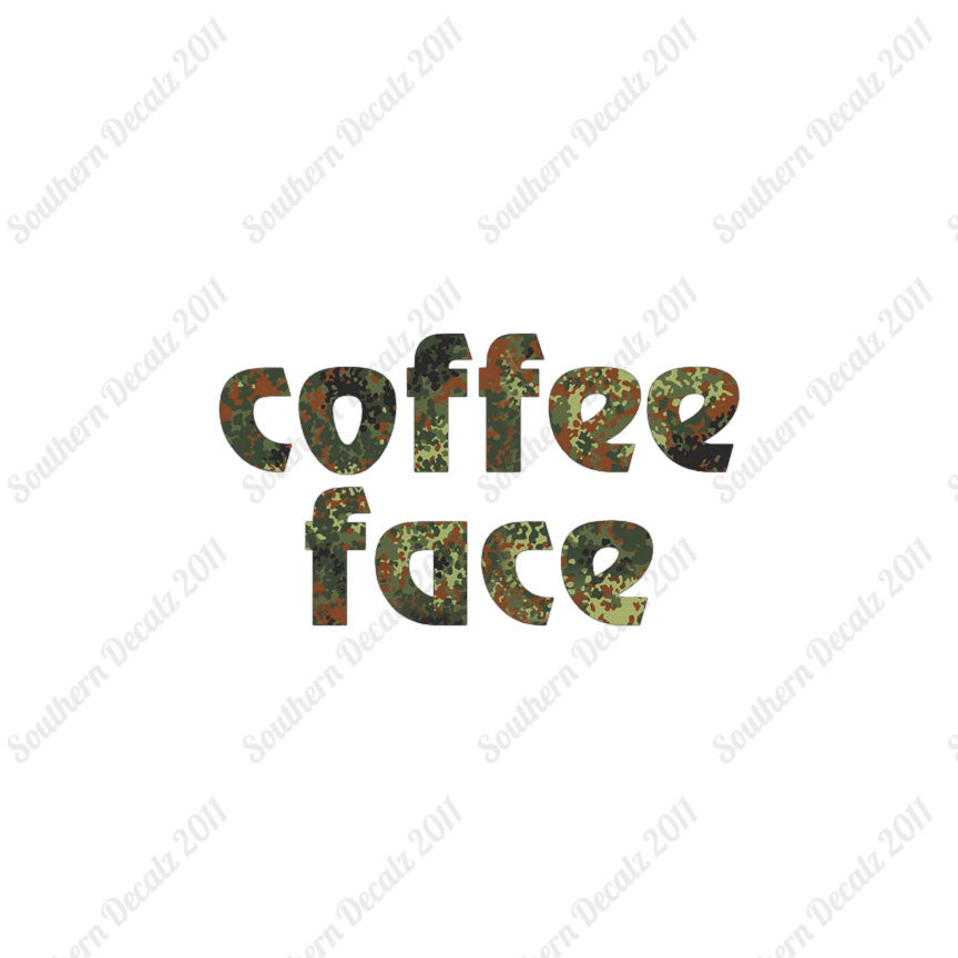 Coffee Face Text