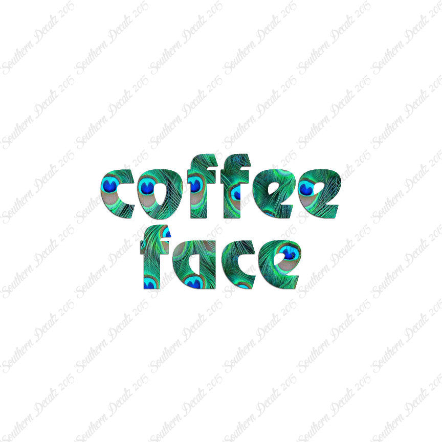 Coffee Face Text