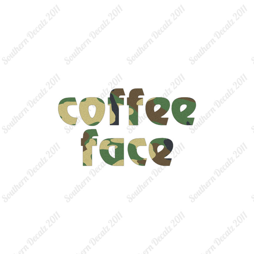 Coffee Face Text