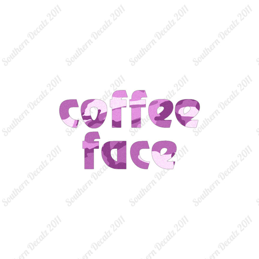 Coffee Face Text
