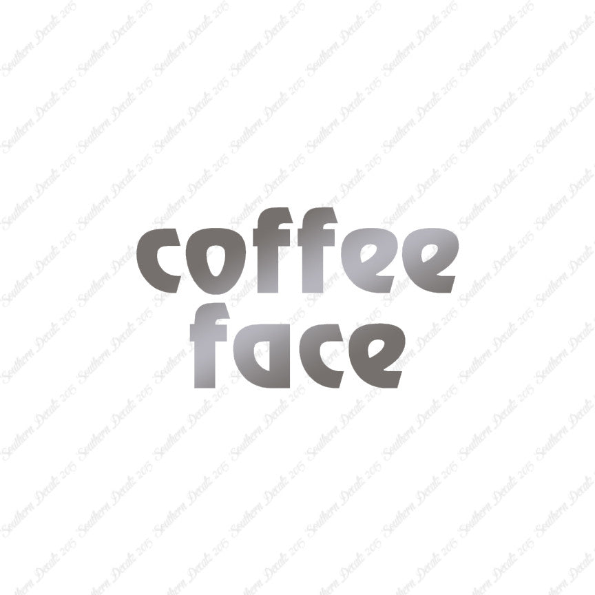Coffee Face Text