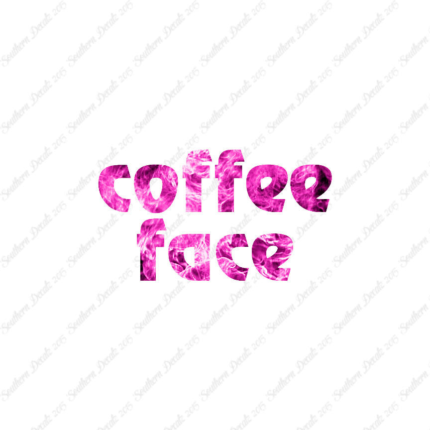 Coffee Face Text