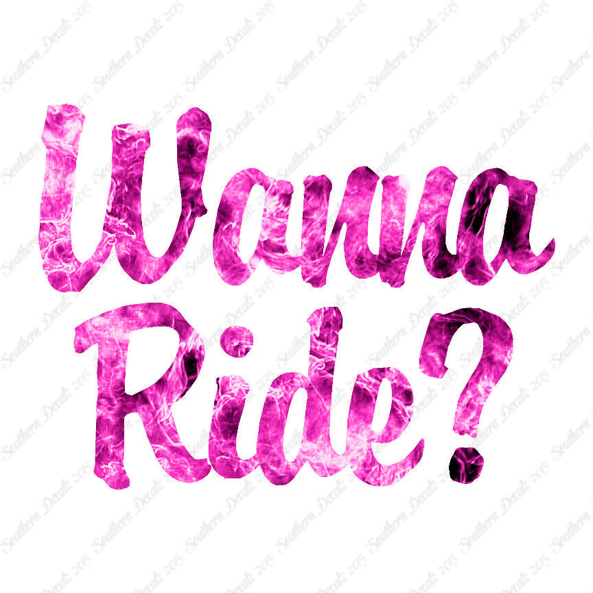 Wanna Ride ?