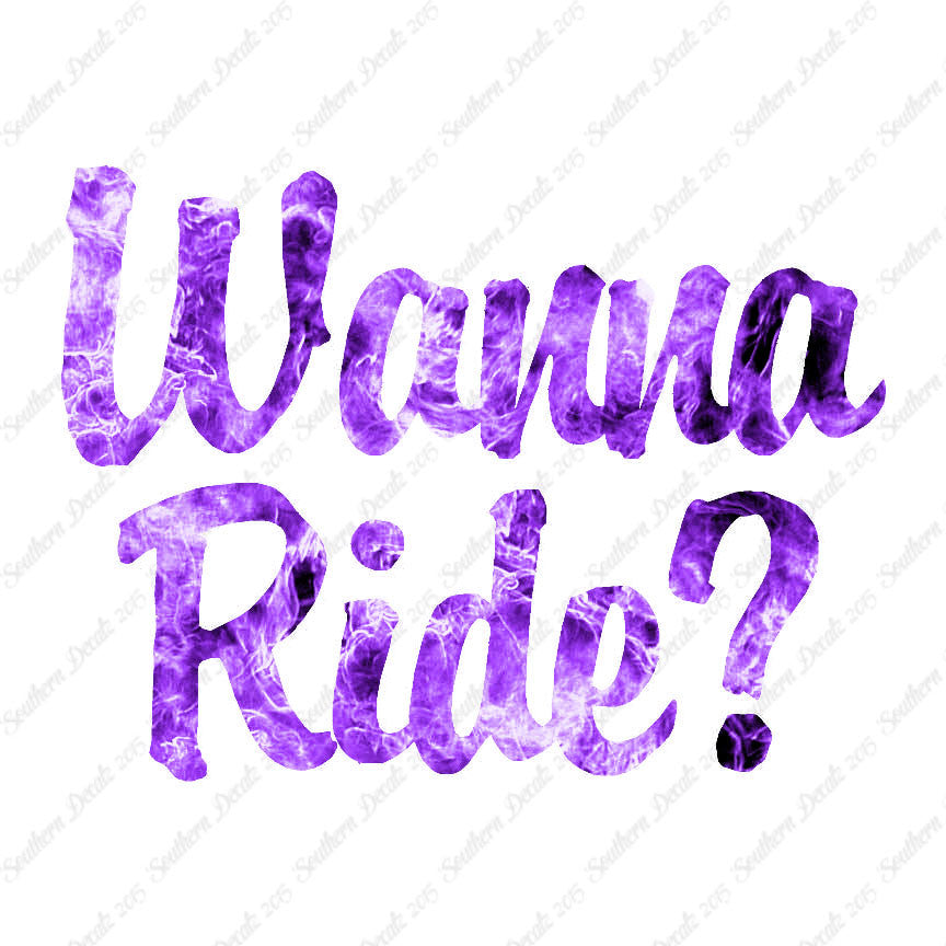 Wanna Ride ?