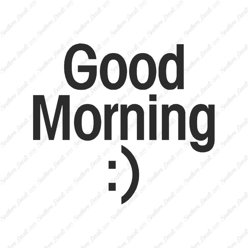 Good Morning