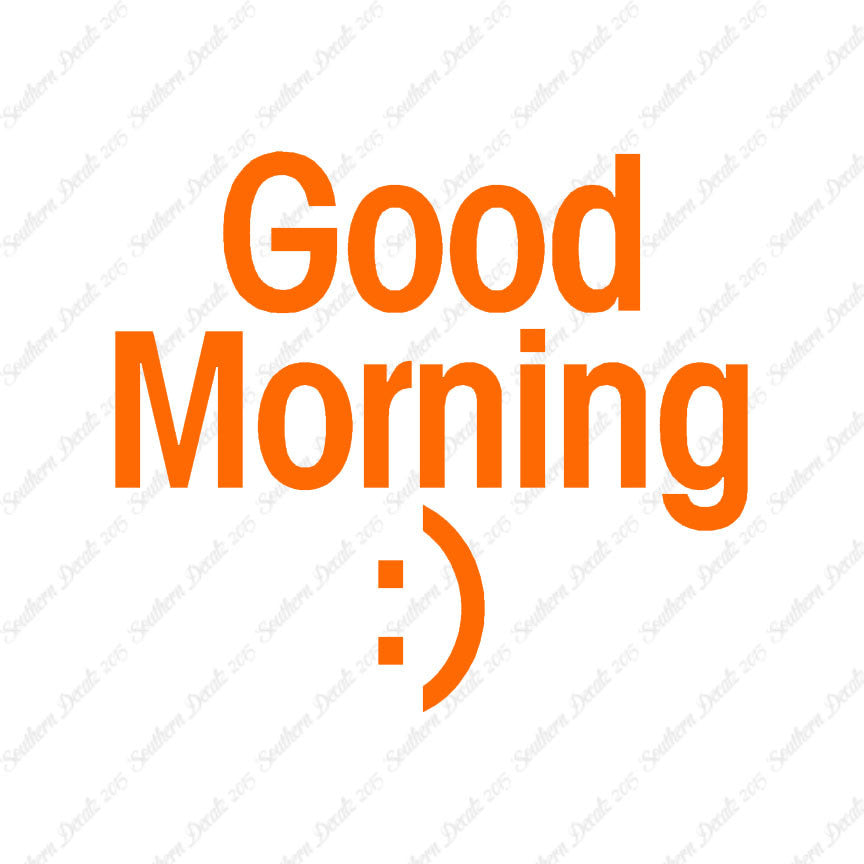 Good Morning