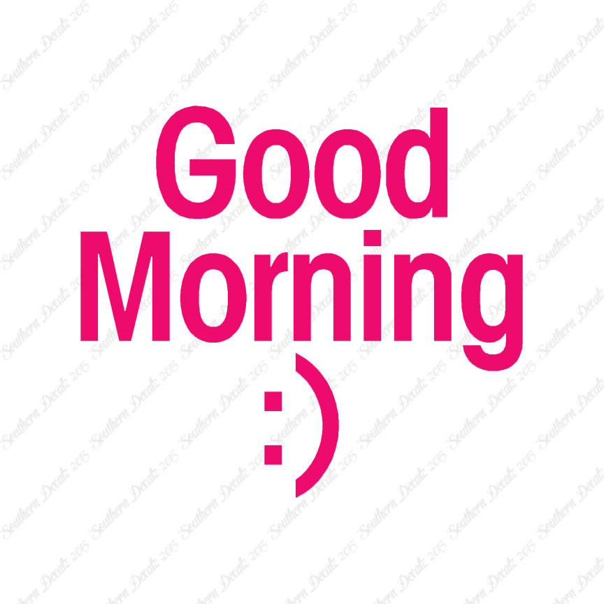 Good Morning