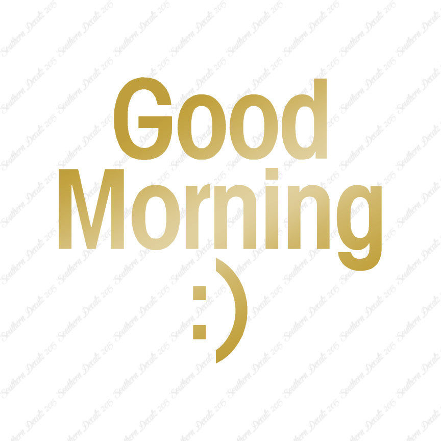 Good Morning