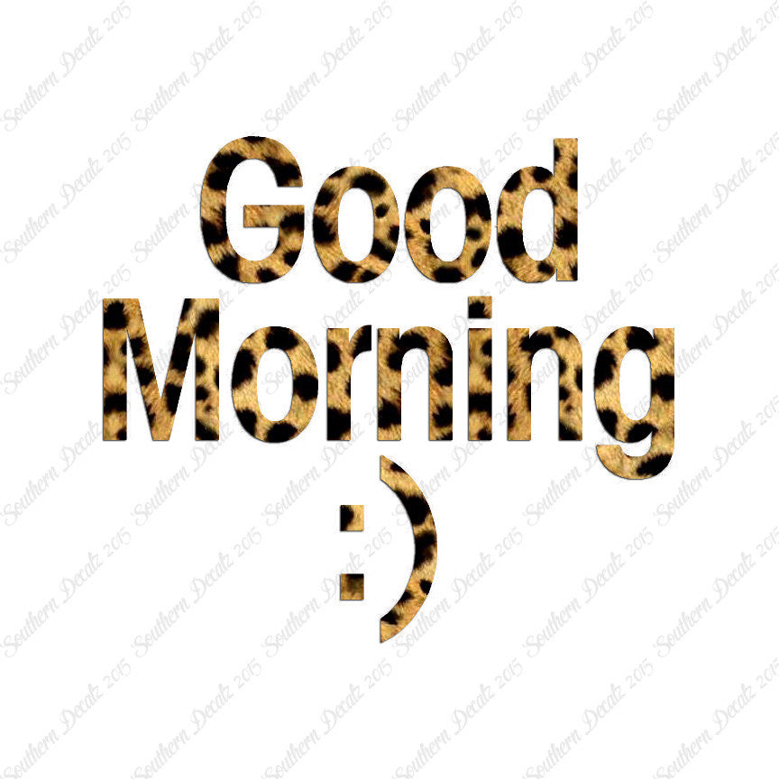 Good Morning