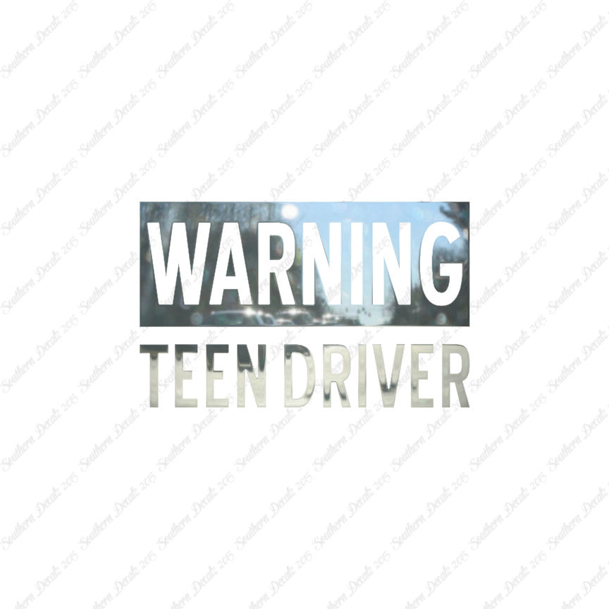 Warning Teen Driver