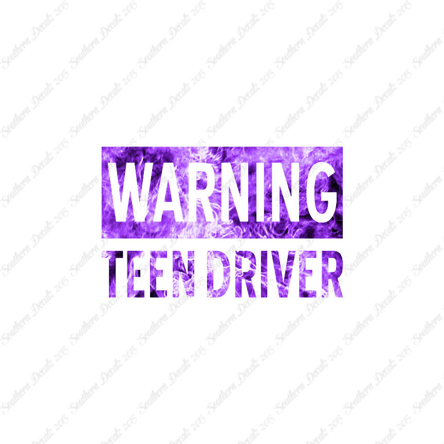 Warning Teen Driver