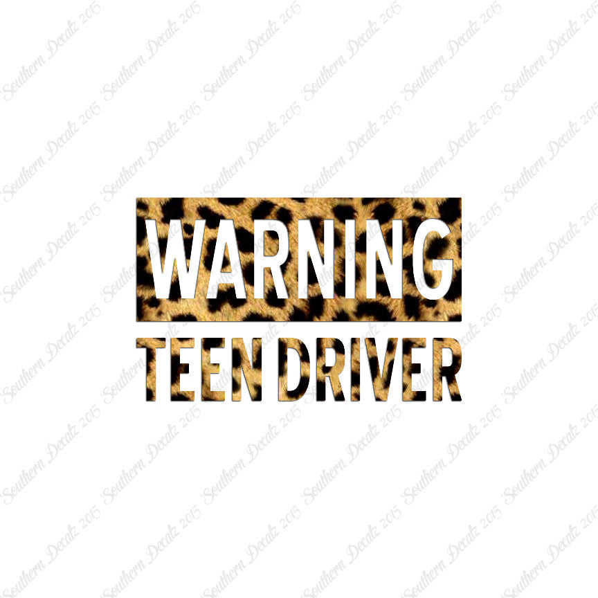 Warning Teen Driver