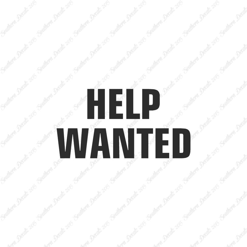 Help Wanted