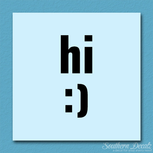 Hi Smile Face