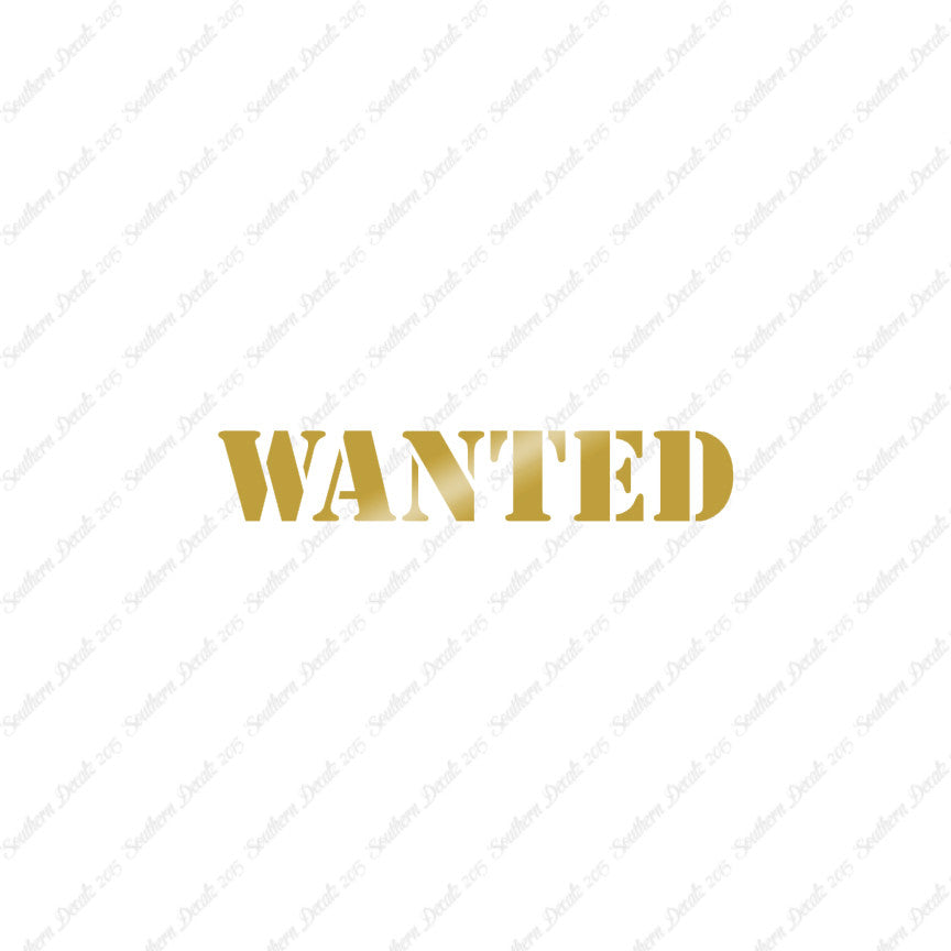 Wanted