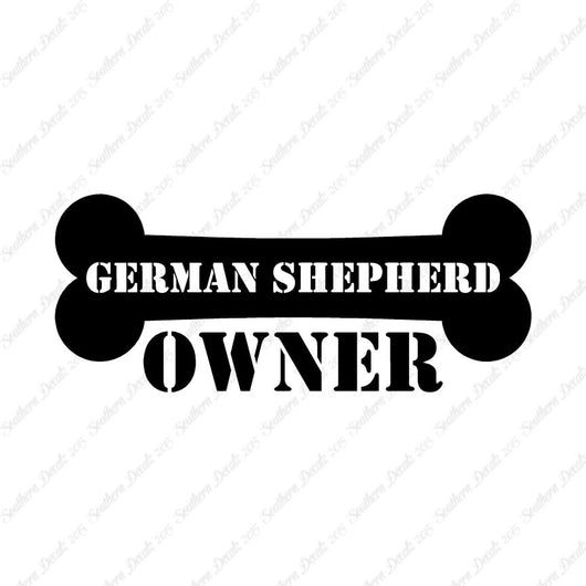 German Shepherd Dog Owner Bone