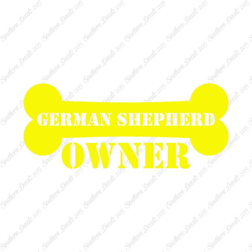 German Shepherd Dog Owner Bone