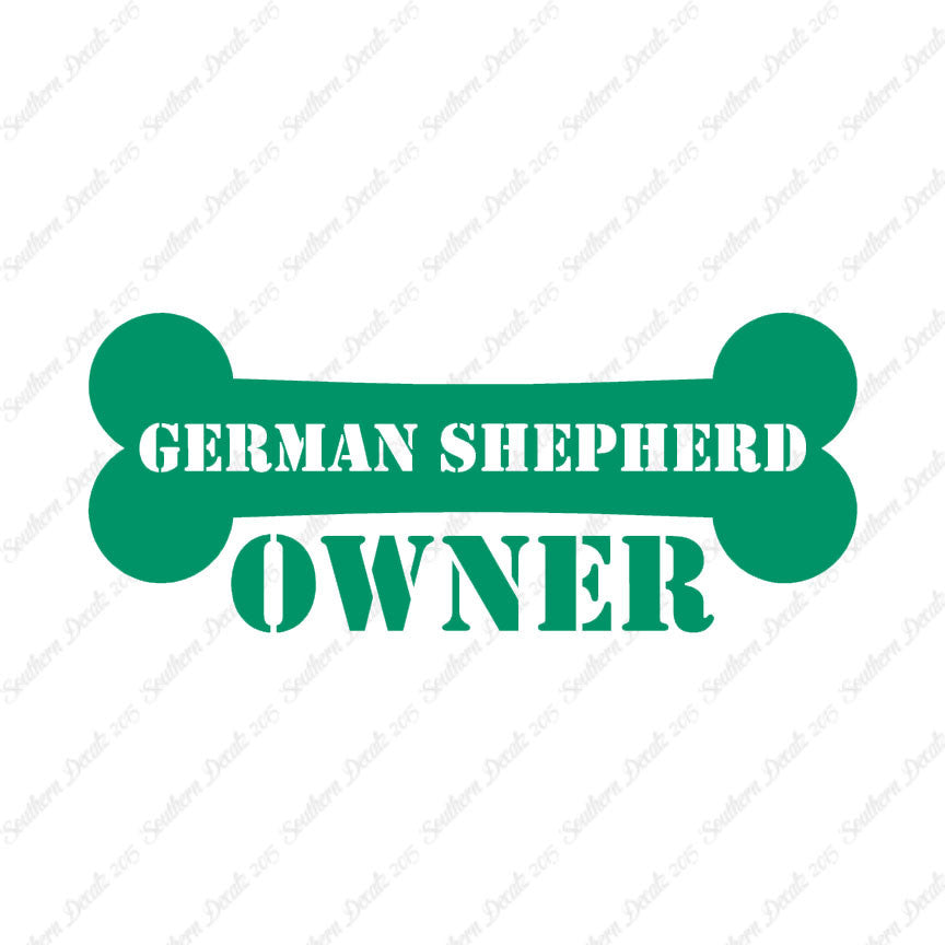 German Shepherd Dog Owner Bone