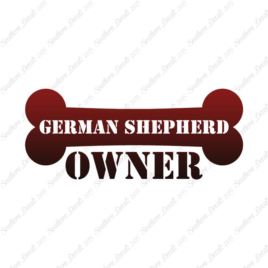 German Shepherd Dog Owner Bone