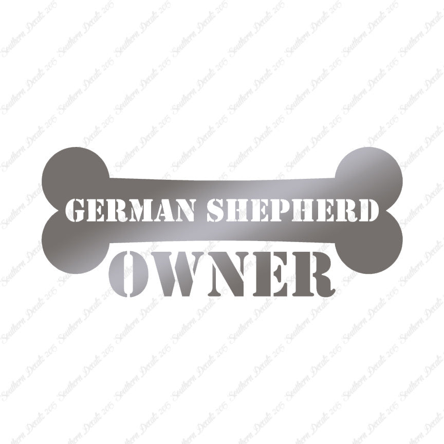 German Shepherd Dog Owner Bone