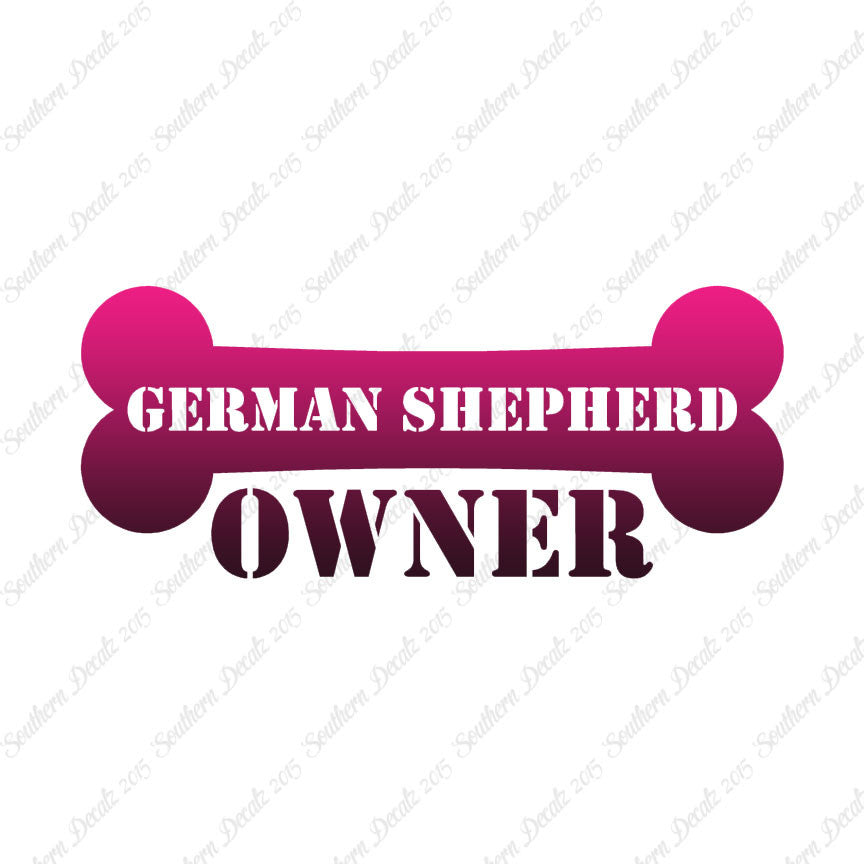 German Shepherd Dog Owner Bone