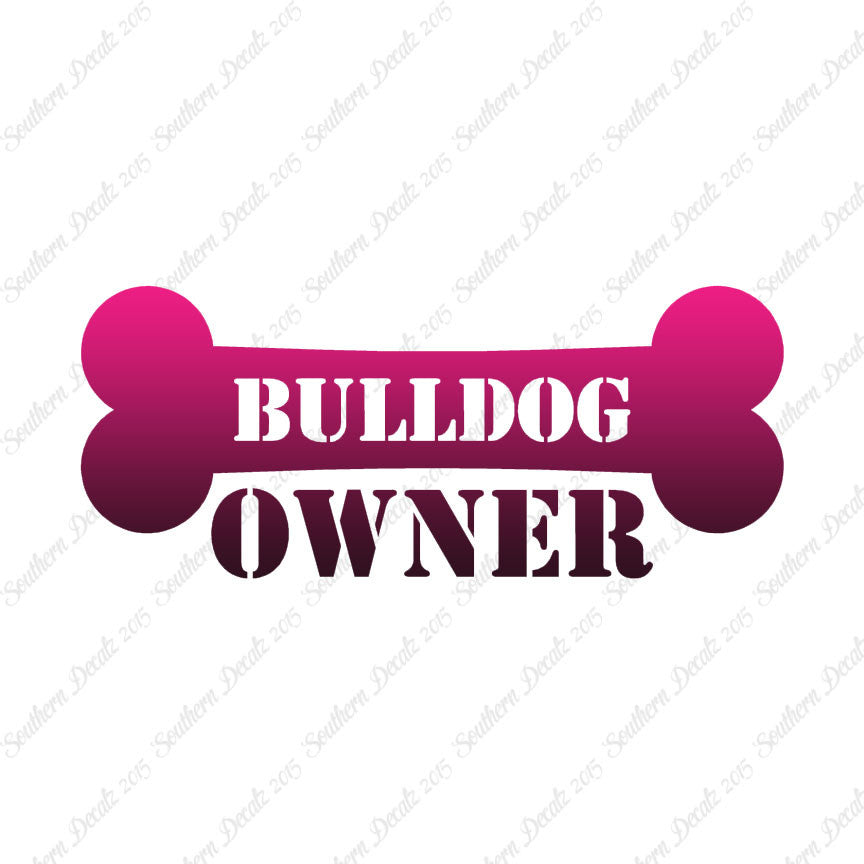 Bulldog Dog Owner Bone