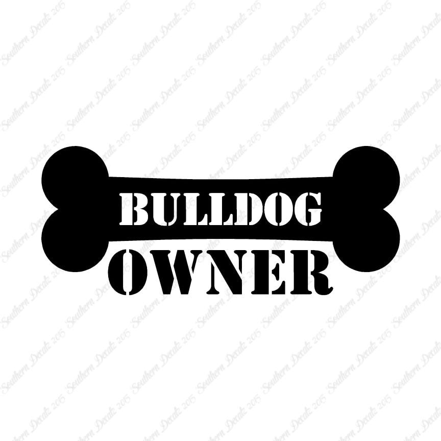 Bulldog Dog Owner Bone
