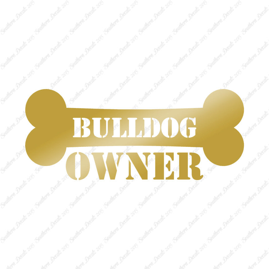 Bulldog Dog Owner Bone