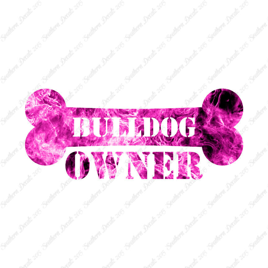 Bulldog Dog Owner Bone