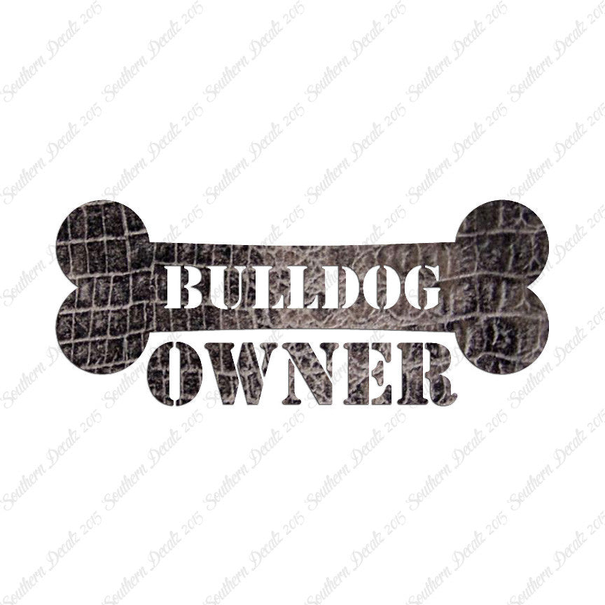 Bulldog Dog Owner Bone