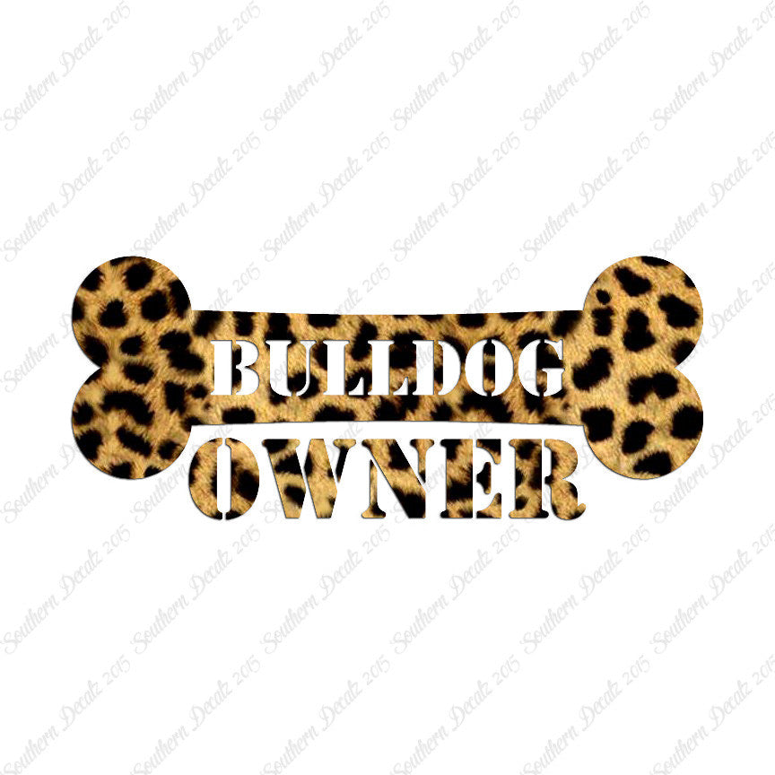 Bulldog Dog Owner Bone
