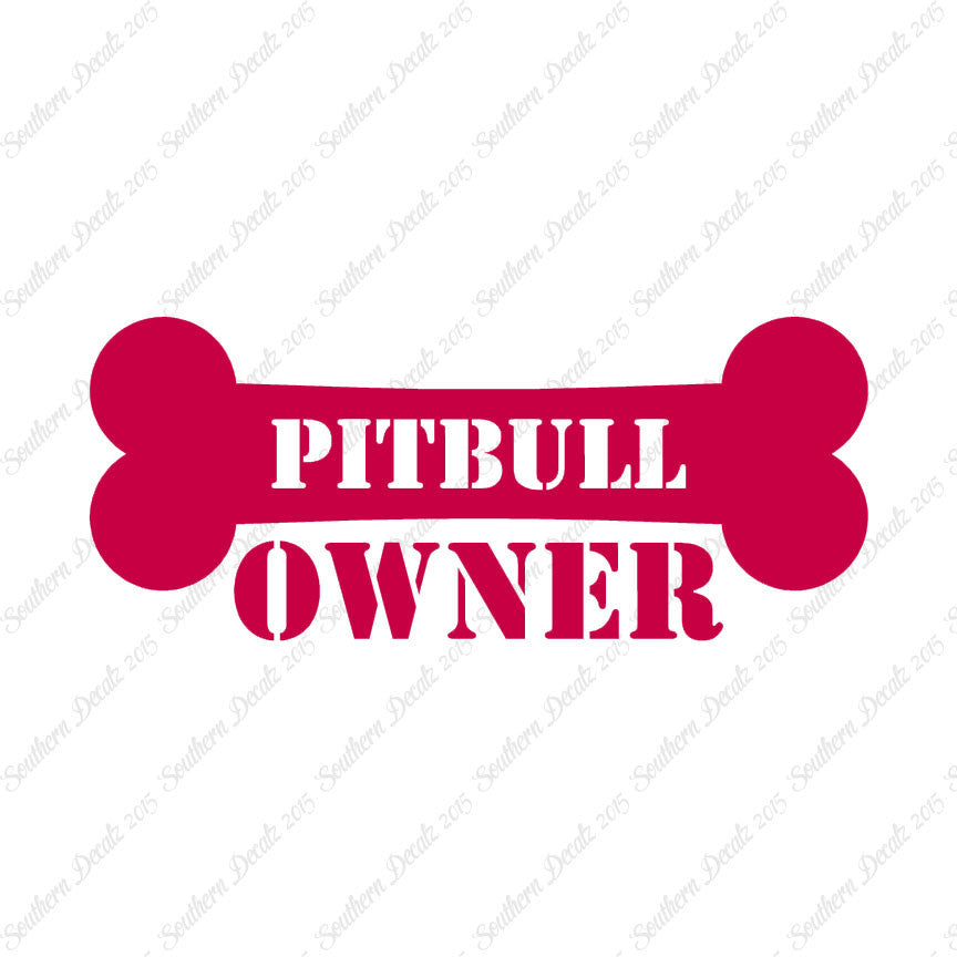 Pit Bull Dog Owner Bone