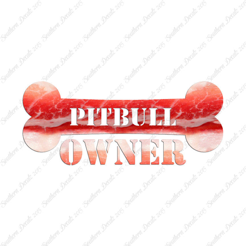 Pit Bull Dog Owner Bone