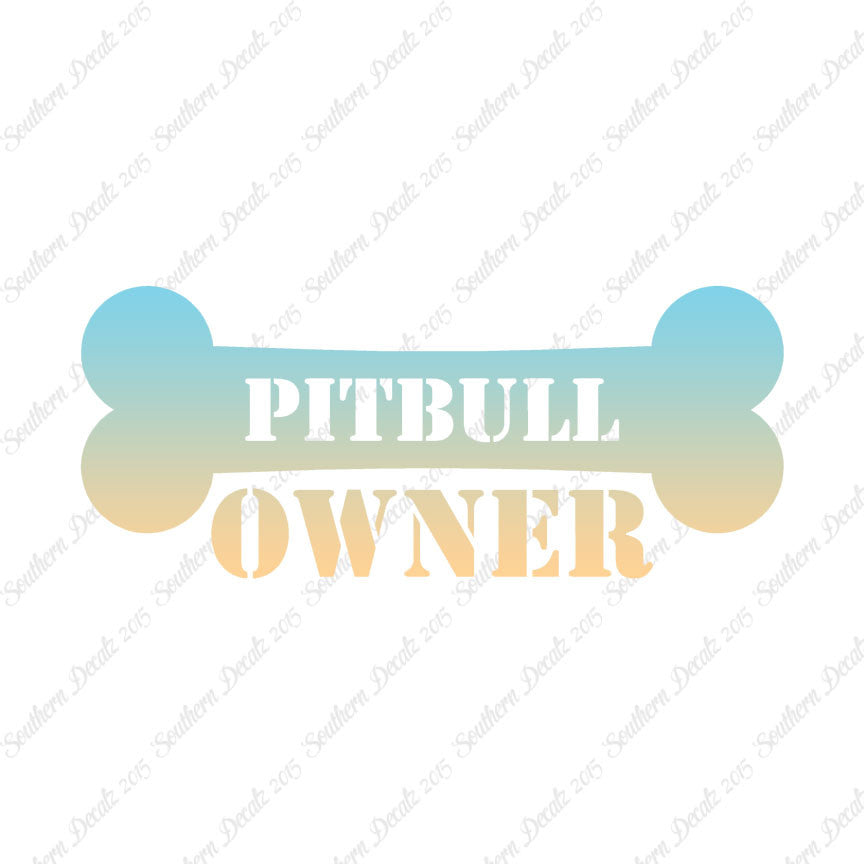 Pit Bull Dog Owner Bone