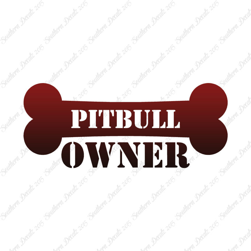 Pit Bull Dog Owner Bone