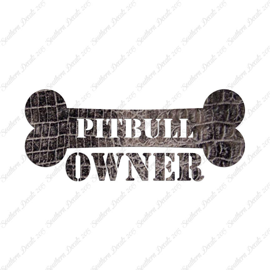 Pit Bull Dog Owner Bone